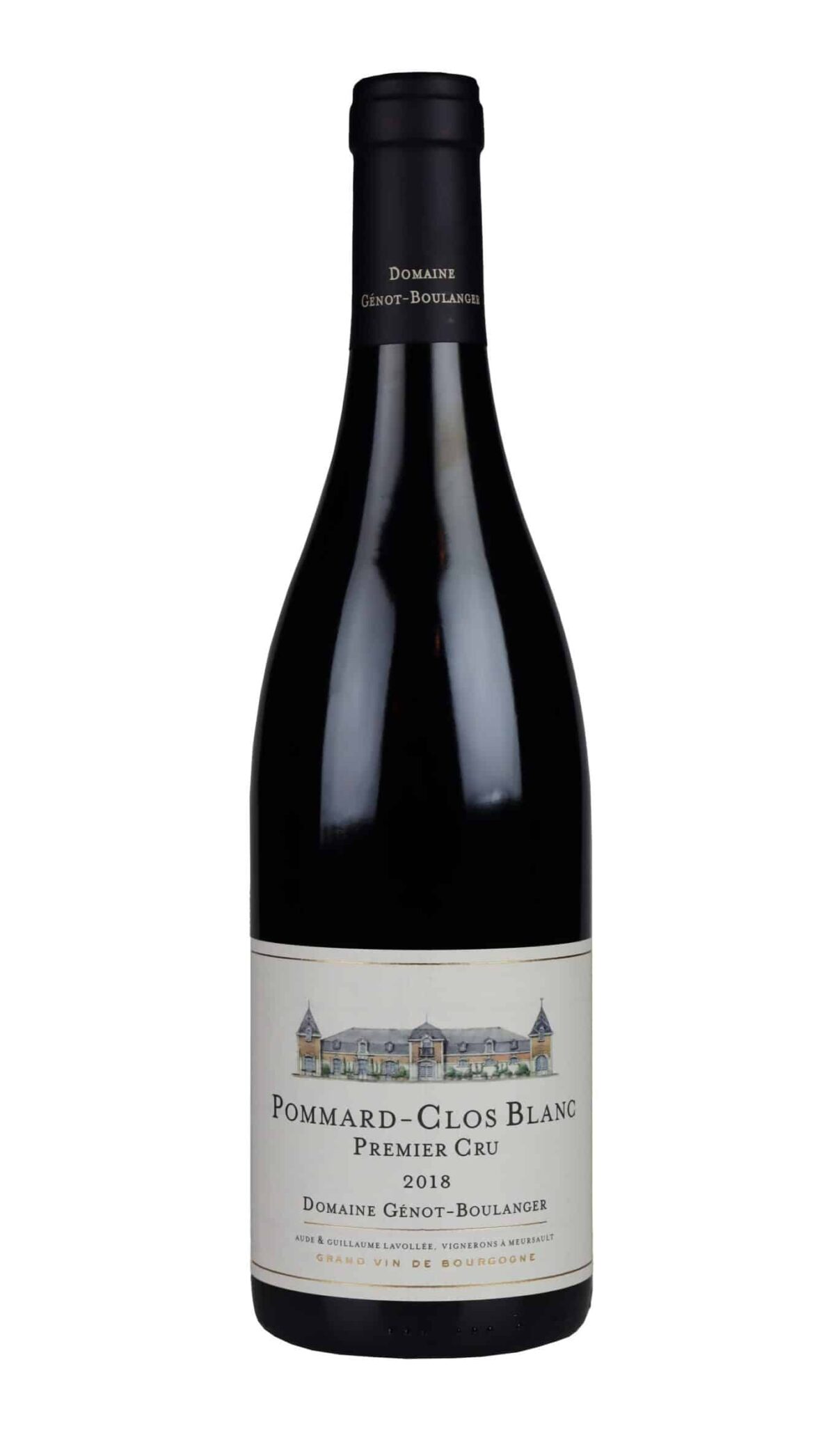 domaine génot boulanger pommard clos blanc 1 cru 2018